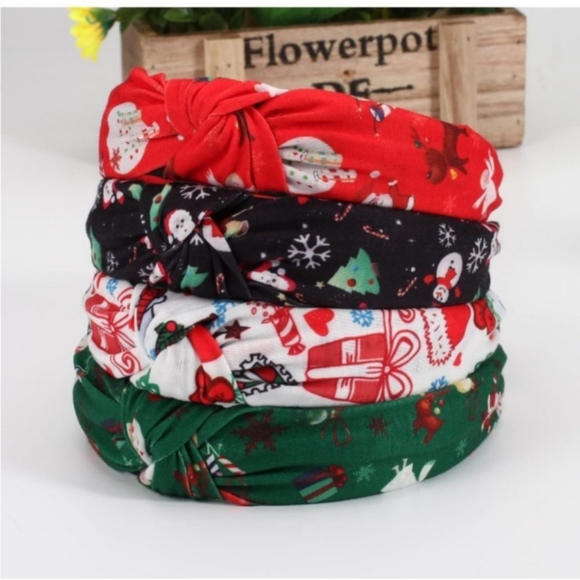 Christmas Headbands - Snowflake Santa Claus Snowman Tree You - Choose One NWOT - Picture 6 of 6